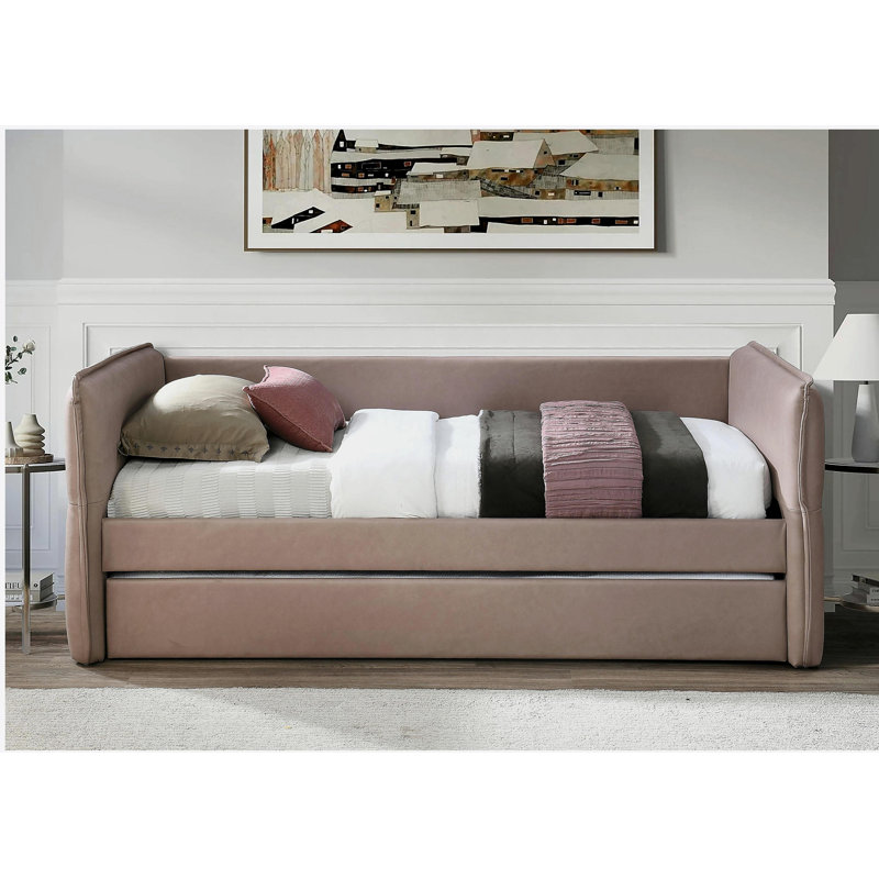 Lit de jour avec couchette, Mauve