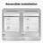 Bathtub Shower Door, 56"- 60"w Semi-frameless Double Sliding Tub Door, Bypass Bathtub Shower, 1/4" (6mm) Thick Sgcc Tempered Glass Door-106376345