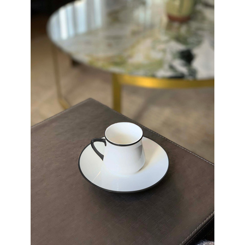 Ensemble de 6 tasses à café Delrico, Black