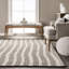 Tapis ivoire à carreaux Parker-830408003