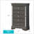 Verona  Chest , Metalic Black-1965976384
