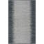 Tapis géométrique en cuir tissé à la main gris Exley-685660517