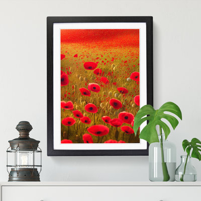 Poppy Field Dreams - Picture Frame Print