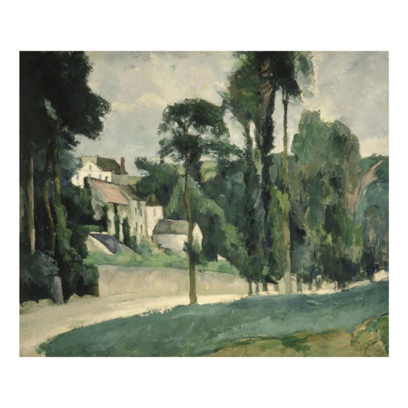 «The Road at Pontoise», Paul Cézanne, estampe numérique, H 32 po x l 40 po
