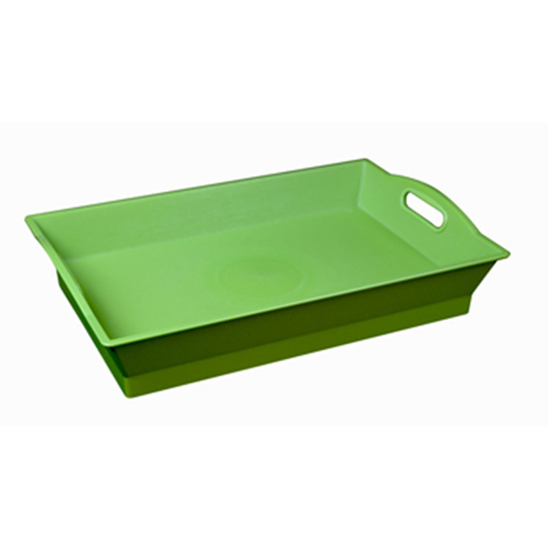 Plateau de service en kevinn, Vert, 1 pièce