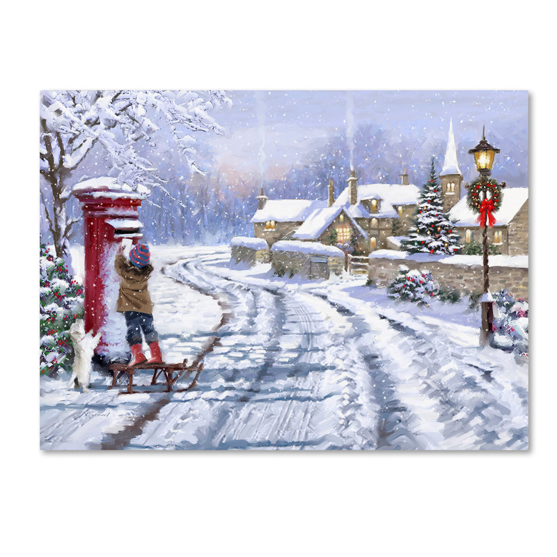 Armand 'Posting Card 2' Print on Canvas, 35" H x 47" W x 2" D