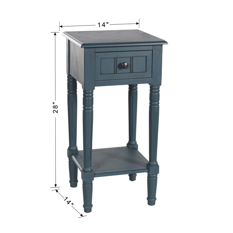 Table d'appoint avec tiroir Elboa -, Marine antique