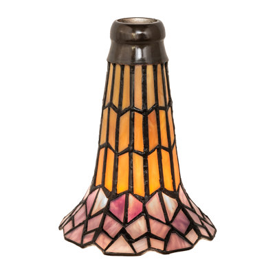 Abat-jour fantaisie en verre 6 "H