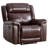  38.98'' Wide Modern Soft Breathable Standard Genuine Leather Manual Recliner Chair(Set of 4)