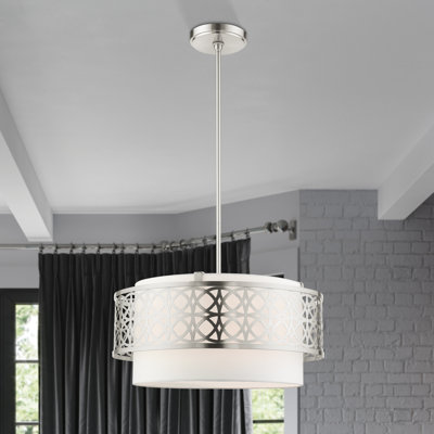 Lustre tambour 4 lumières Eraman