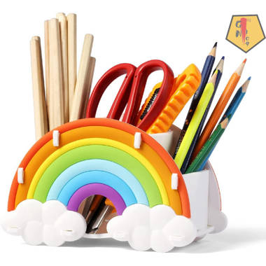 Cute Rotate Art Supply Organizer, Colored Pencil Holder - Art