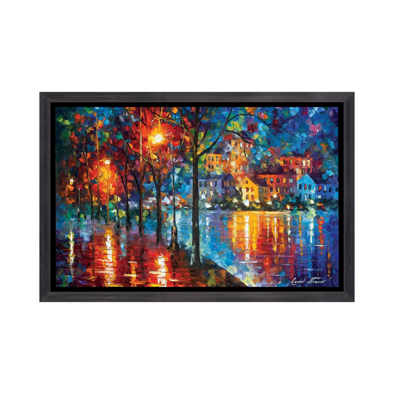 «Cold Emotion» par Leonid Afremov, reproduction d'art sur toile tendue, H 40 po x l 60 po x 1,5 po