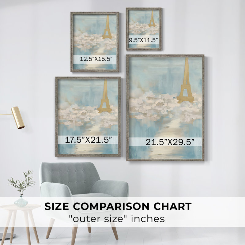Reproduction encadrée FLORAL Series Dxxxi - bois massif, H 30 po x l 24 po