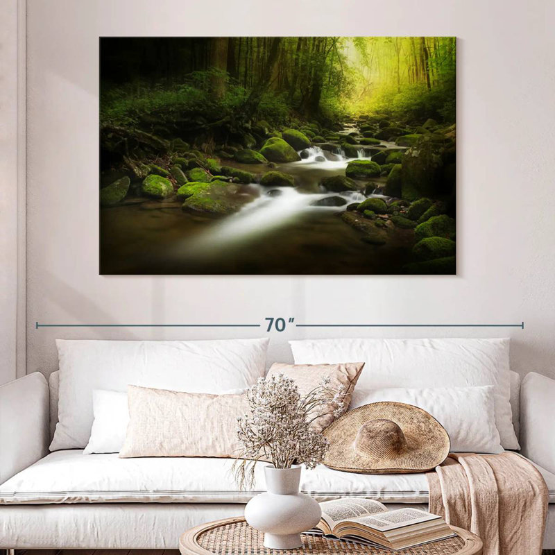 Cascade alvord mystique et moussue, H 20 po x l 30 po