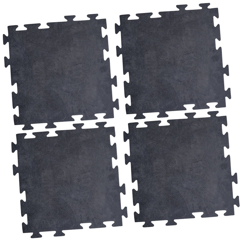 Carreau en caoutchouc L 40 po x l 40 po x 0,38 po