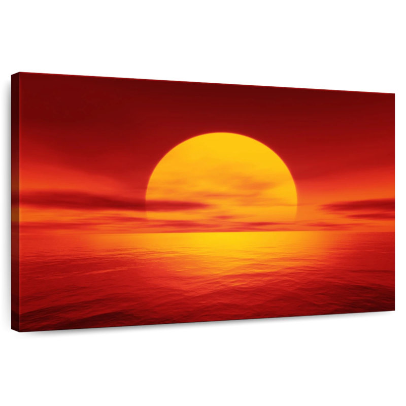 Alvord Red Orange Sunset, 20" H x 30" W