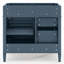 Modern Bathroom Vanity without Top Sink and with Abundant Storage