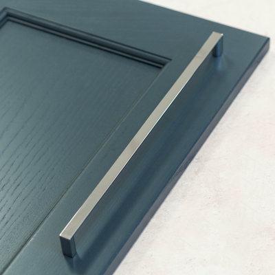 Polished Chrome Slim Square D-Bar Handles