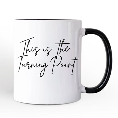 This Is the Turning Point Mug, Motivational Patriotic Quote Gift with Custom Name