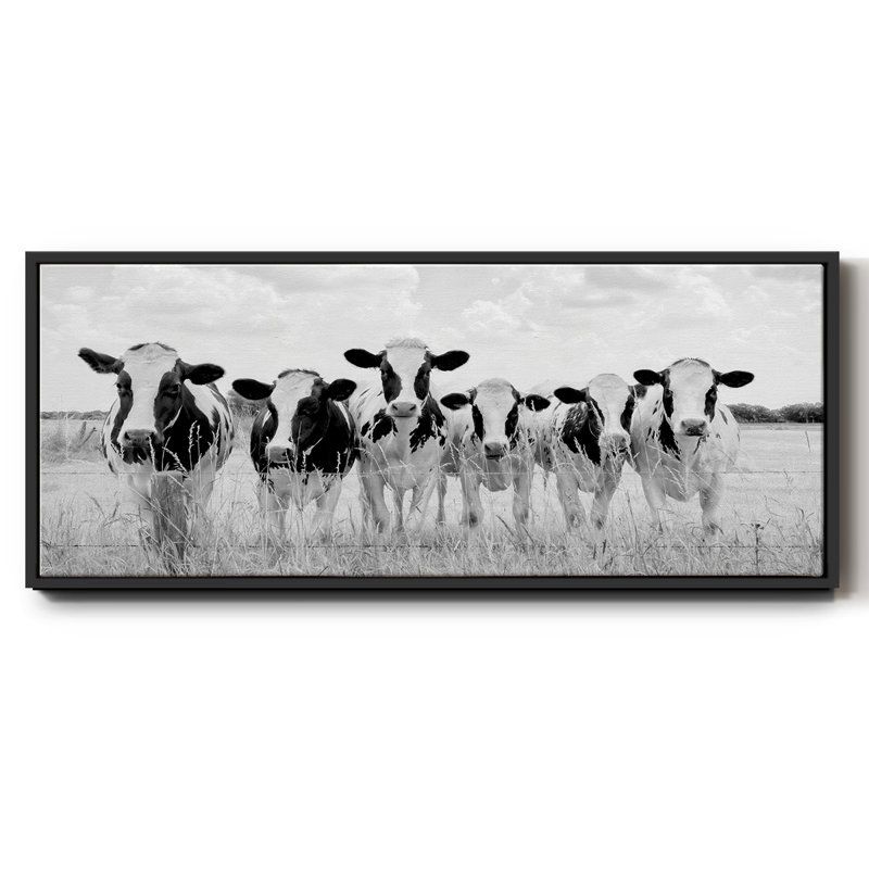 Grazing Pasture- Framed Canvas, 24" H x 60" W