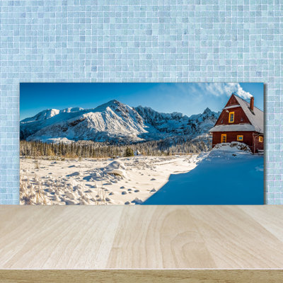 50cm W x 100cm L Glass Peel and Stick Panel