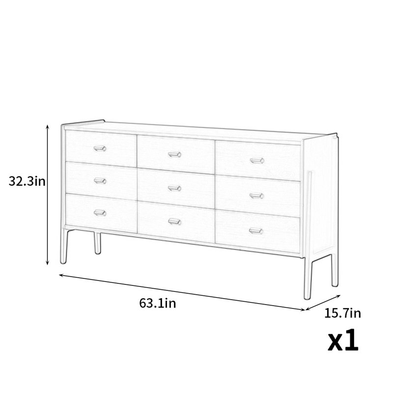 Armoire d'appoint pratique de style médiéval