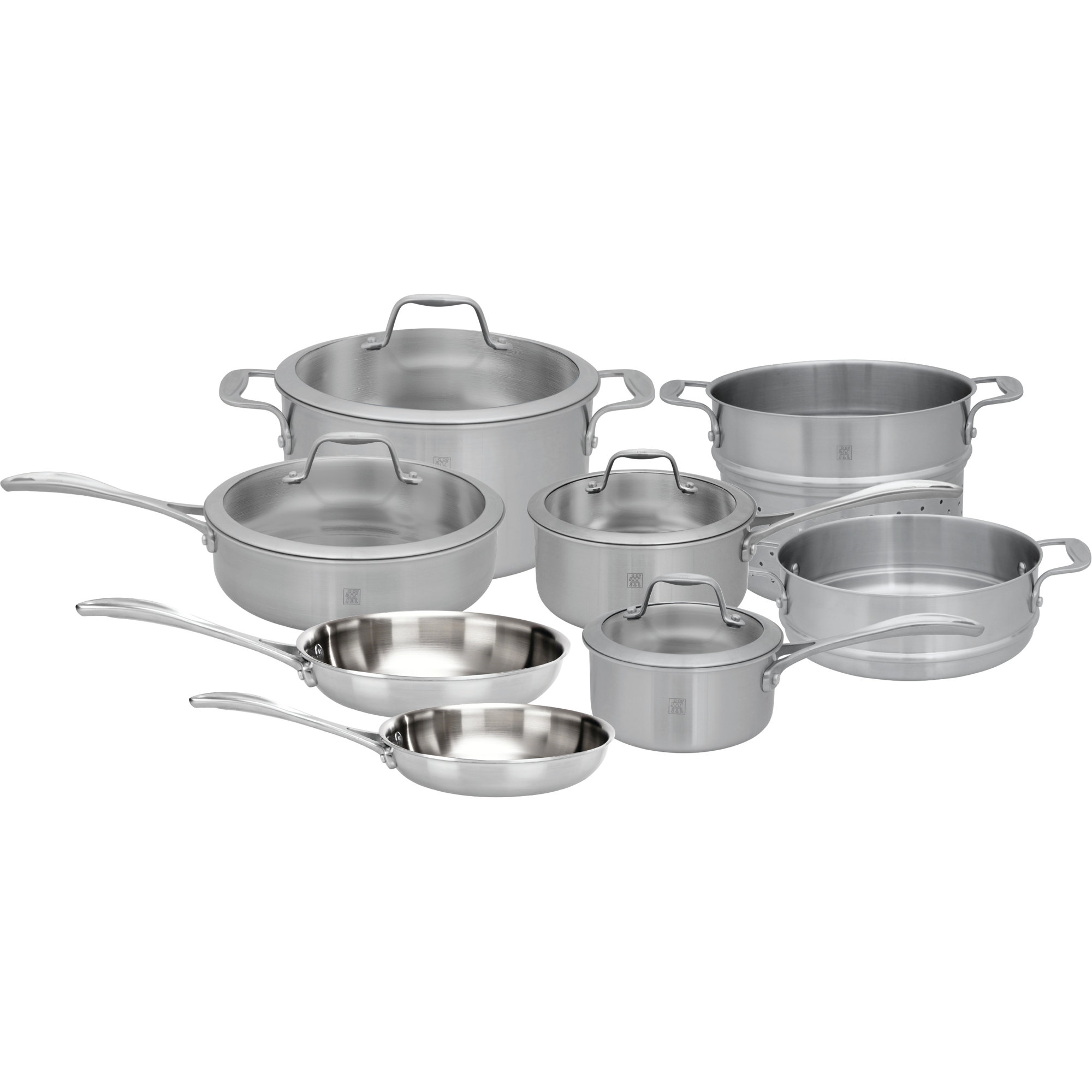 Spirit 12 Piece Stainless Steel Cookware Set