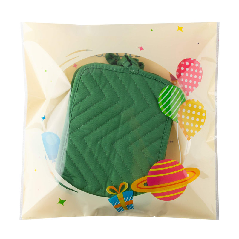 6Pcs Pot Holder with Pocket, Green