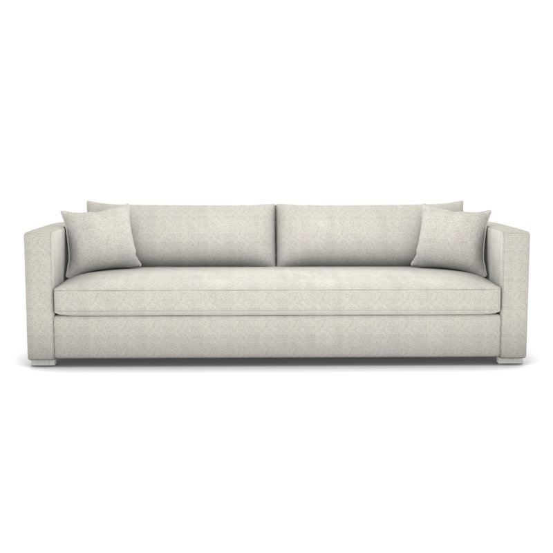 Brandt Bench Seat Extended Sofa, Casa Blanca, Tuck Metal