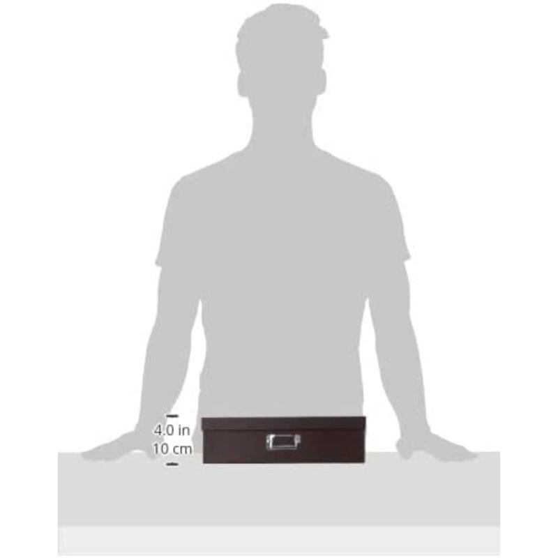 Dark Brown Photo Storage Box