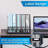 Metal Desk File Organizers With 5 Vertical Compartments For Office, Home-436029280