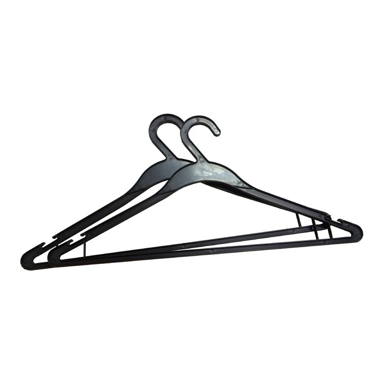 Black Plastic Clothes Hanger