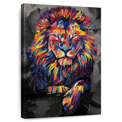 Brampt Lion Lounge couleur abstraite