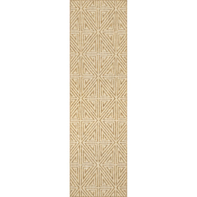 Tapis intérieur / extérieur beige Ginnifer