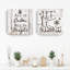 Reproduction d’art sur toile tendue "Let It Snow" par Olivia-693294488