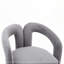 Fauteuil de cuisine en velours rembourré-2045468961
