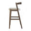 Tabouret de bar d'intérieur en bois d'hévéa Balmain-1126573325