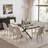 55-70in Rectangle Extendable Dining Table Set-259486284-259486295