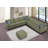 Lareese 8 - Piece Corduroy Corner Sectional-1183949638