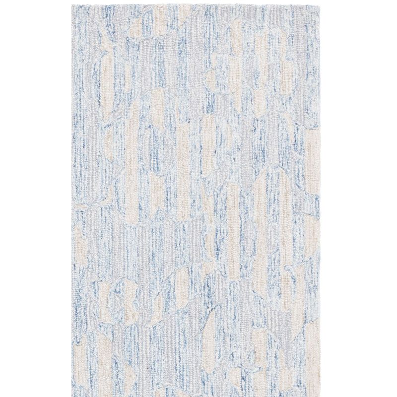 Metro 390 Hand Tufted 80% Wool; 20% Cotton Abstract Rug, Rectangle 5' x 8'