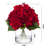 Faux Silk Hydrangea Arrangement in Vase-119461755