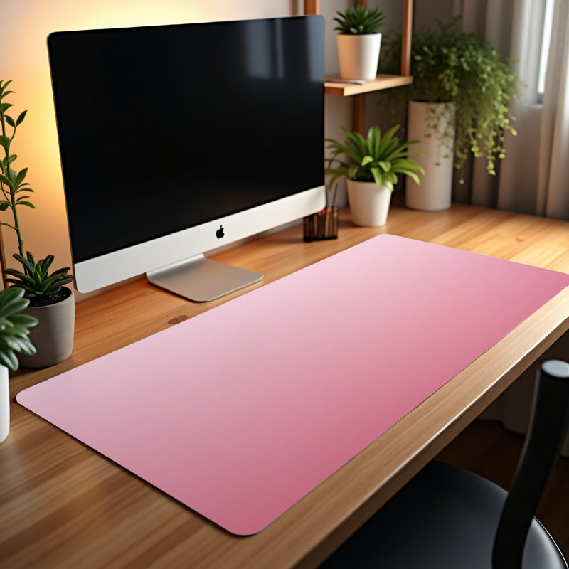 Polyester Desk Pad, 14.4x12.1