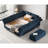 Wylodene 143" W Velvet Modular Sectional Sofa-1089062408