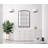 Latitude Run® Forsyth Windowpane Arch Mirror Black-767072856