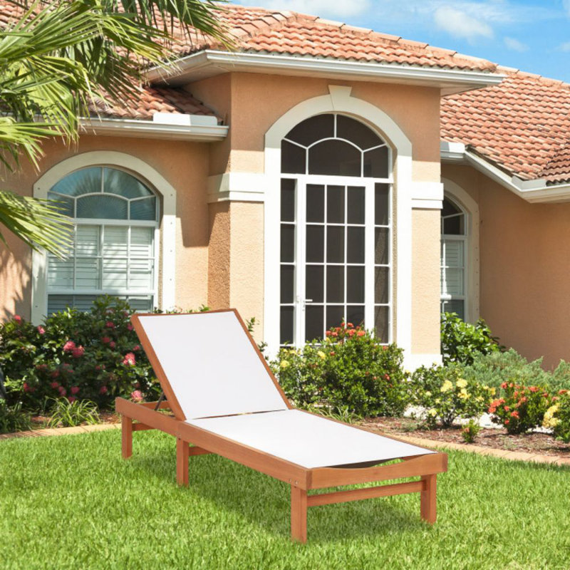 Brickfield 79" Long Reclining Eucalyptus Single Chaise