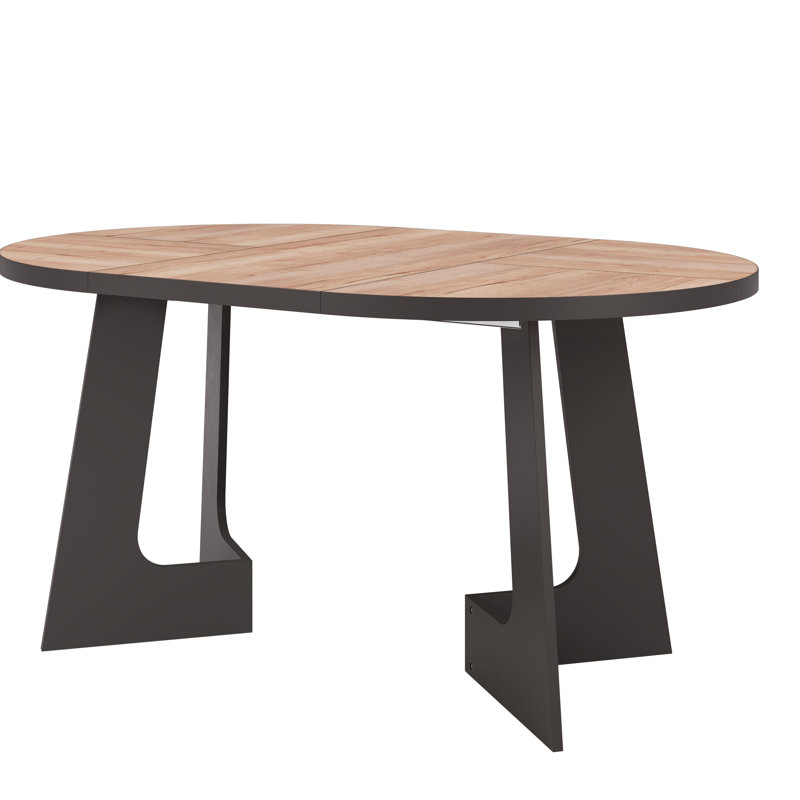Extendable Dining Table, Light Wood