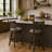 Kailayah Swivel Upholstered Counter Stool with Solid Wood Frame-1628050063