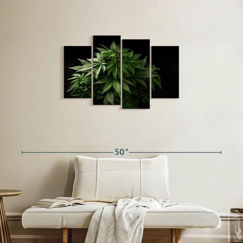 Senne Marijuana Cluster, 22" H x 36" W