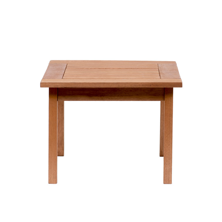 Eucalyptus Wood Hampton Bay Accent Table Kitsco Rafael Square