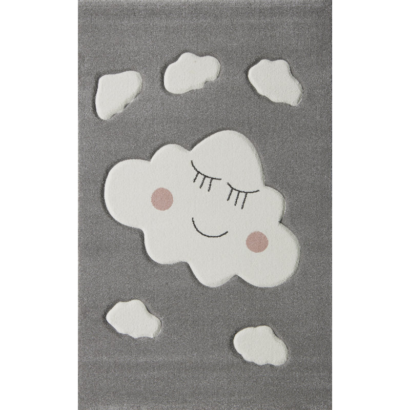 Tapis gris luxueux, 4,0 x 6,0 pi | 100% polypropylène, hauteur des poils: 0,5 po, poids: 1,9 lb / pied carré | Durable, facile à nettoyer, facile à nettoyer | Parfait pour le salon, la chambre à coucher ou le bureau